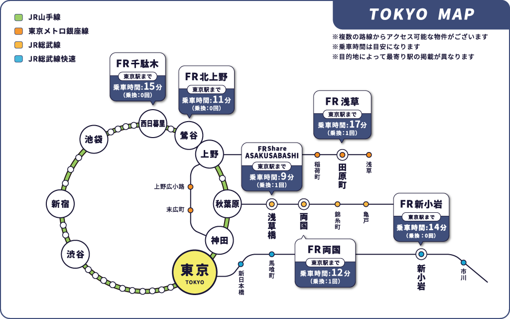 東京駅周辺マップ