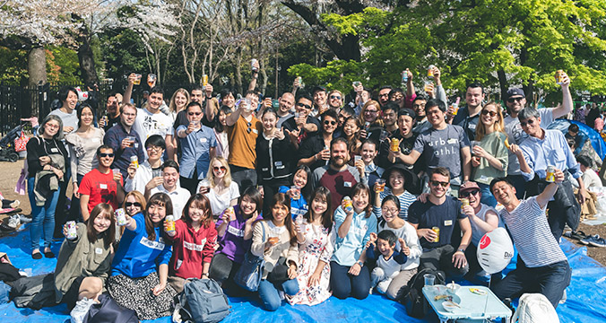 居住者のみなさんとイベントの様子