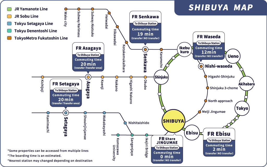 Shibuya Map